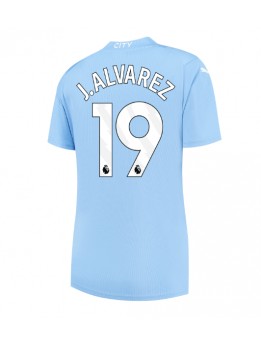 Manchester City Julian Alvarez #19 Heimtrikot für Frauen 2023-24 Kurzarm